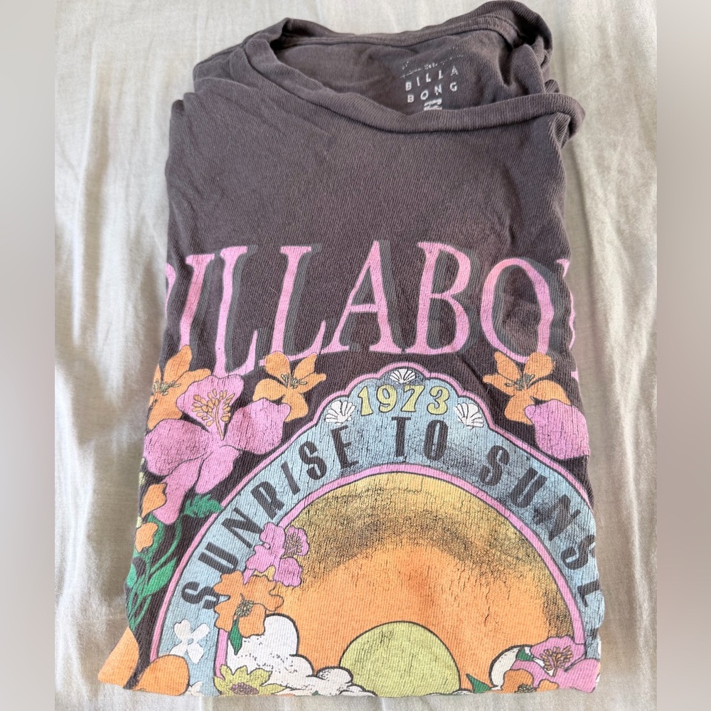 Billabong Sunrise to Sunset Tee with Floral Graphics
